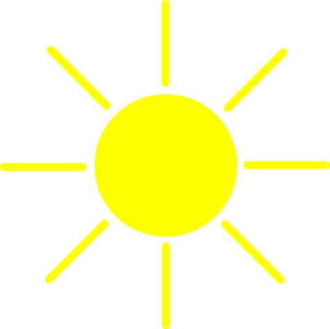 Sun Yellow Clip Art At Vector Clip Art Online Royalty Free