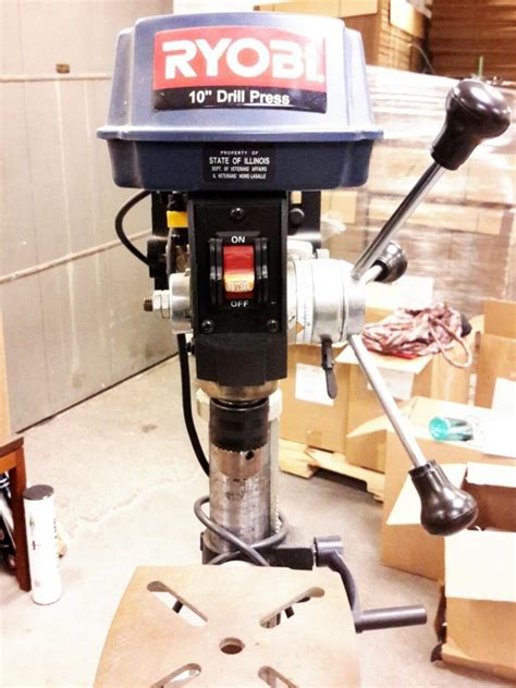 Ibid Lot 2705 Ryobi 10 Bench Top Drill Press With Stand