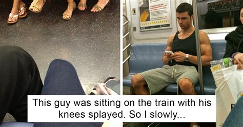 Woman Sick Of Men Spreading Legs In Subway Gets Revenge And Heres How