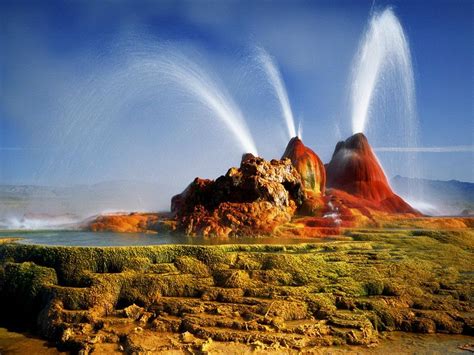 Amazing And Stunningly Beautiful Little Known Geyser In Nevada
