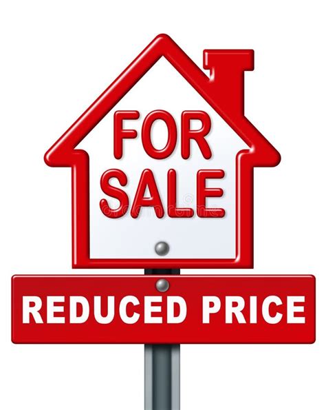 Home Sale Reduced Price Sign Stock Illustration Illustration Of Price