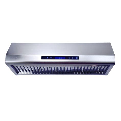 Home depot under cabinet range hood. Hallman 36 in. Under Cabinet Range Hood with 900 CFM in ...