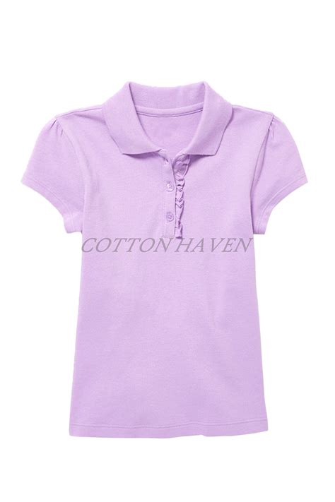 100 Organic Cotton School Polo Shirt Girls Chorg 3026 Cotton Haven