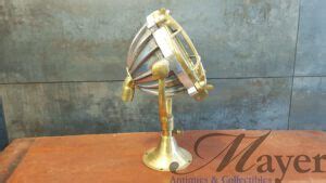 Nautical Brass Table Lamp Mayer Antiques Collectibles
