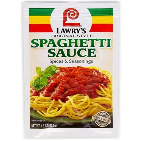 LAWRY S ORIGINAL STYLE Spaghetti Sauce Seasoning Mix 1 5 Oz Pack Of