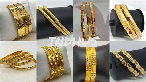 Latest Gold Bangles Designs 2021 With Weight And Price Gold Jewellery