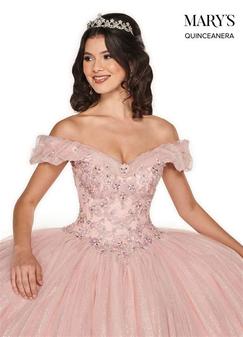 Glitter Quinceañera Dress By Marys Bridal Marys Style Mq2082