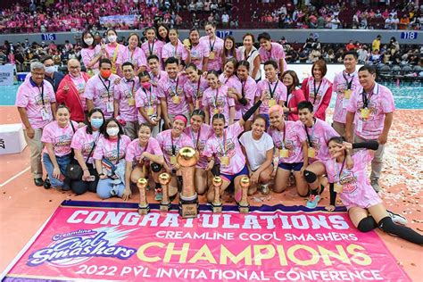 Creamline Cool Smashers Set To Represent Phl In The 2022 Avc Cup