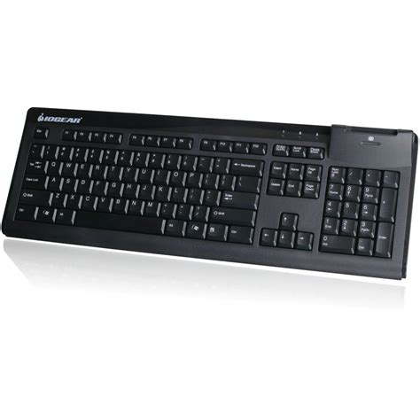 Iogear 104 Key Keyboard With Integrated Smart Card Gkbsr201 Bandh