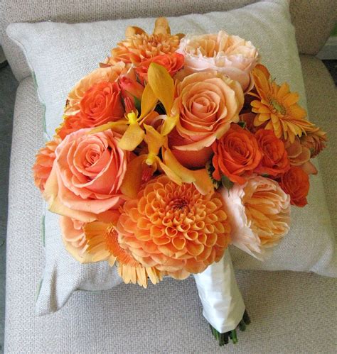 Img2412 Orange Wedding Flowers Orange Flower Bouquets Orange