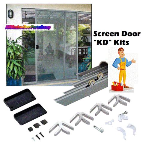 Ensure the two wheels will rest on the metal track tab. Screen Door Replacement Units | 31" 37" 49" 84" 96" | Any ...