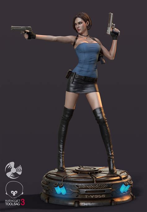 Jill Valentine Resident Evil Nemesis By Fan 3Dart Resident Evil