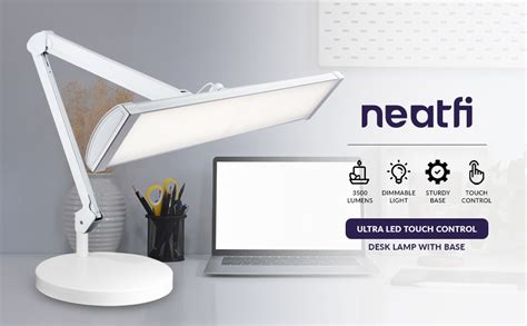 Neatfi 3500 Lumens Ultra Task Lamp With Clamp 26 Inches Wide Metal