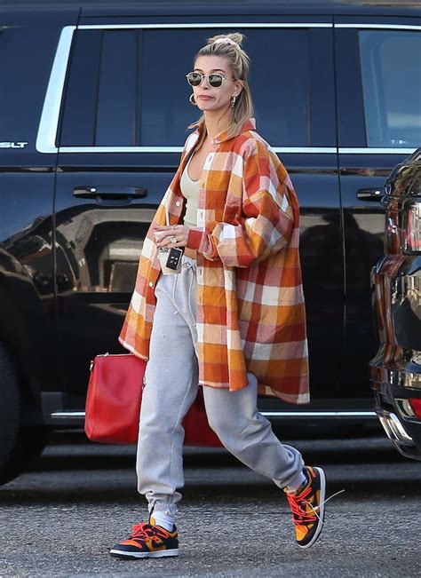 Hailey Bieber Knows How To Rock An Oversized Shirt Like No One Else