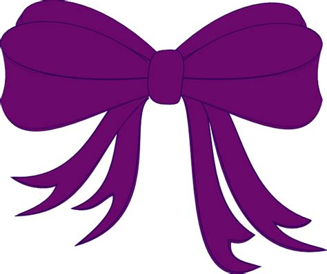 Purple Bow Clip Art At Vector Clip Art Online Royalty Free