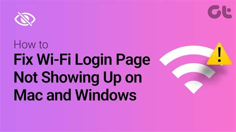 how to fix wi fi login page not showing up on mac and windows youtube