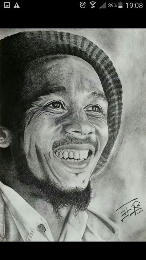 He is one of my favorite singers. Bob Marley pencil drawing | Bob marley art, Bob marley ...