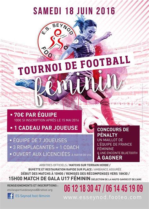 Album Affiche Photo N°1 Tournoi Football Tournoi Féminin Seynod