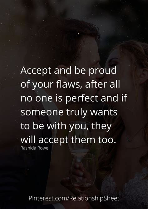 Accept And Be Proud Of Your Flaws After All No One Is Perfect