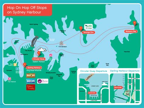 Sydney Attractions Map Pdf Free Printable Tourist Map Sydney Waking