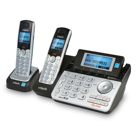 Vtech 2 Handset 2 Line Cordless Phone System Digital