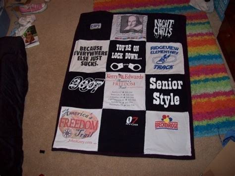 T Shirt Blanket · How To Recycle A T Shirt Quilt · Sewing On Cut Out Keep