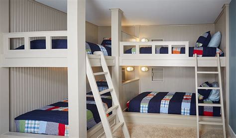 The More The Merrier In This Custom Bunk Room By Scott Christopher