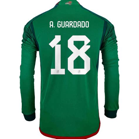 2022 Adidas Andres Guardado Mexico Ls Home Jersey Soccerpro