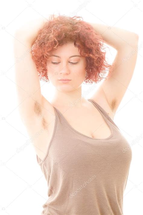 Woman With Hairy Armpits Stock Photo By Mrkornflakes 65431923