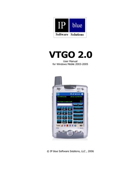 Ip Blue Vtgo 20 Softphone User Guide Manualzz