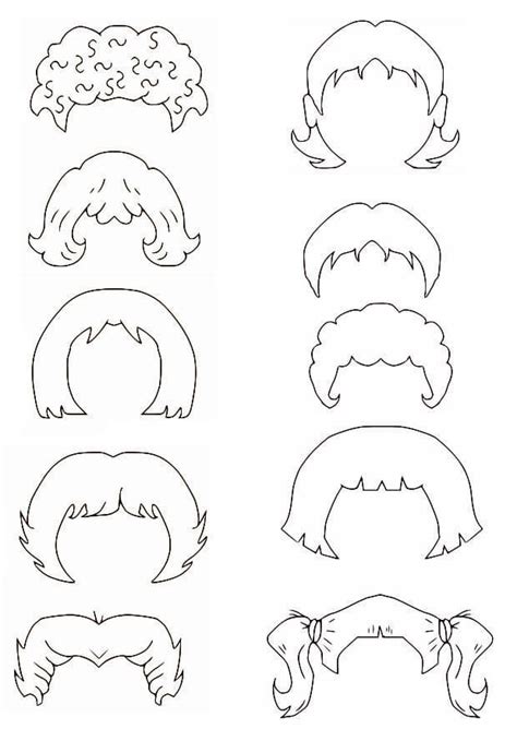 Hairstyles Coloring Page Free Printable Coloring Pages For Kids