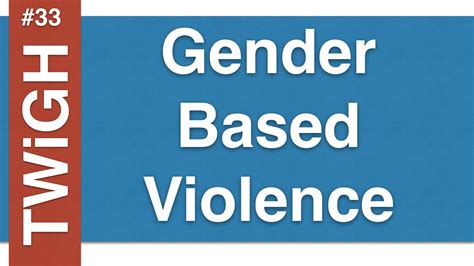 gender based violence youtube