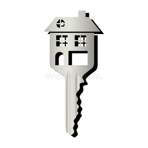 House Shaped Key Icon Image Stock Illustrations 266 House Shaped Key
