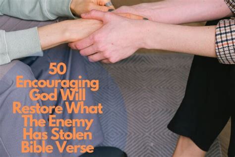 50 Powerful God Will Restore What The Enemy Has Stolen Bible Verse