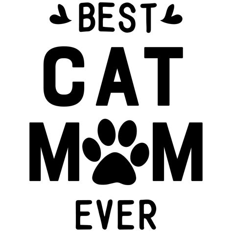 Best Cat Mom Ever Svg Png Digitial Cut File Pet Lover Animal Etsy