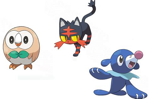 Meet The New Starters For Pokemon Sun And Moon