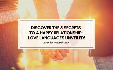 5 Love Languages For Couples Master The Art Of Love