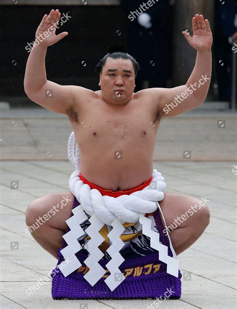 Harumafuji Sumo Grand Champion Harumafuji Mongolia Editorial Stock