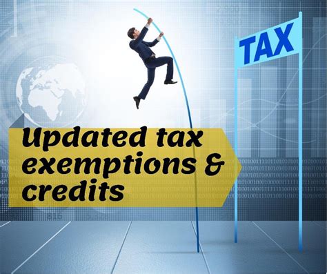 Updated Tax Exemptions And Tax Credits For The Financial Year 2021 2022