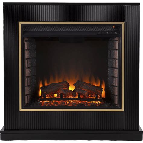 Southern Enterprises Crittenly Contemporary Electric Fireplace Standard