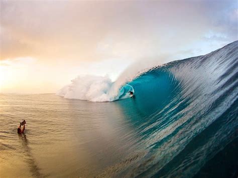 Surfing Teahupoo French Polynesia Photograph By Domenic Mosqueira