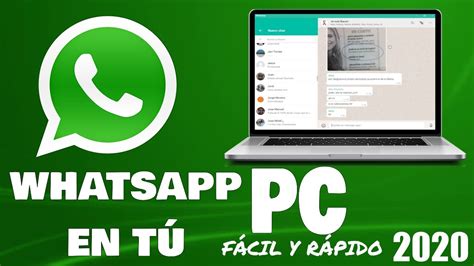 Como Tener Whatsapp En La Pc Con 3 Sencillos Pasos 💻🖥️ Youtube