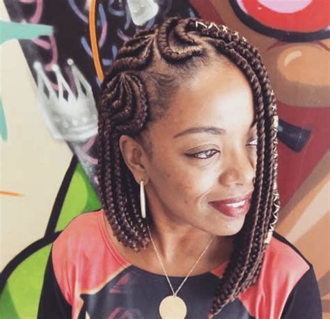 17 Beautiful Braided Bobs From Instagram You Need To Give A Try Bob Braids Hairstyles Try On