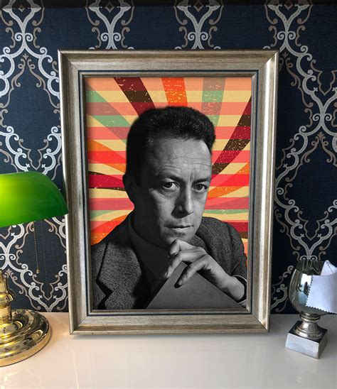 Albert Camus Poster Retro Poster Wall Art T Decor Etsy Uk