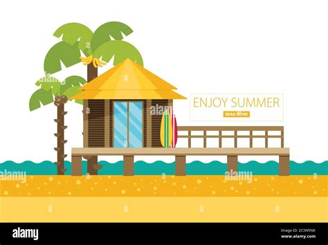 Bungalow Flat Vector Stock Vector Image And Art Alamy