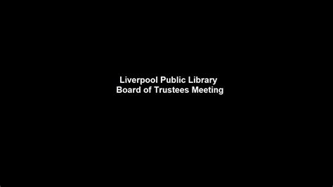 Board Of Trustees Meeting Youtube