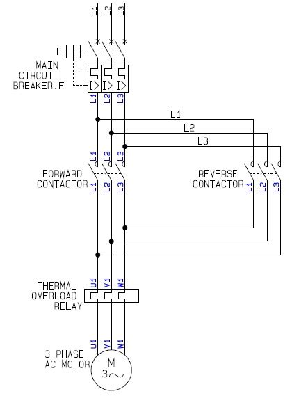 Forward And Reverse Motor Wiring Diagram
