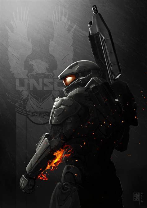 Favmed5opek3 Halo Master Chief Halo Armor Halo Poster