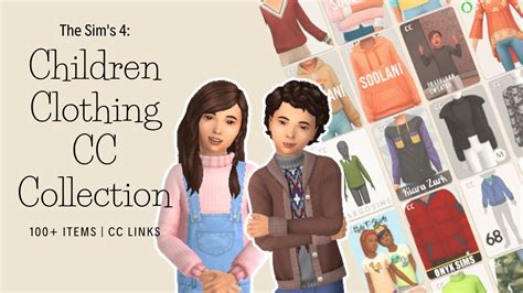 The Sims 4 Maxis Match Children Cc Clothing Collection 100 Items