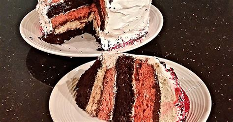 Neapolitan Layer Cake Recipe By Fenway Cookpad